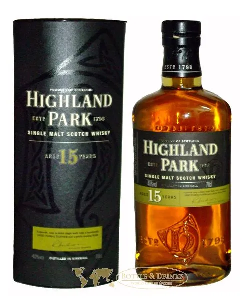 Highland Park 15 Jahre Single Malt Whisky 0,7 Liter