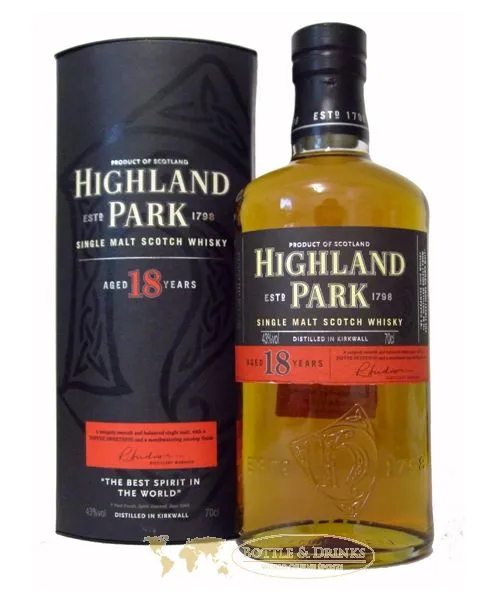 Highland Park 18 Jahre Single Malt Whisky 0,7 Liter