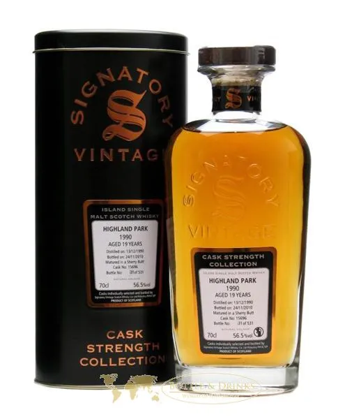 Highland Park 1990 Cask Strength Signatory 0,7 Liter