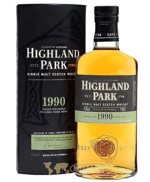 Highland Park 1990 Vintage Islands Single Malt Whisky 0,7 Liter