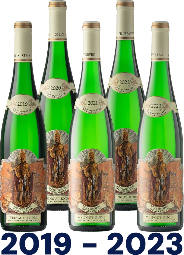 Vertikale: Riesling Ried Pfaffenberg Selection