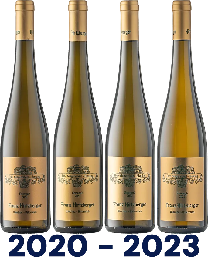 Vertikale: Riesling Ried Singerriedel Smaragd
