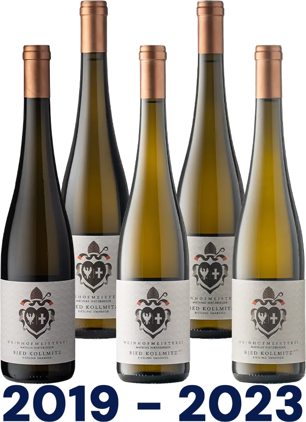 Vertikale: Riesling Ried Kollmitz Smaragd