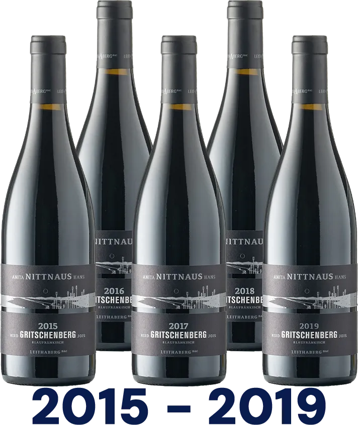 Vertikale: Blaufränkisch Ried Gritschenberg Leithaberg DAC