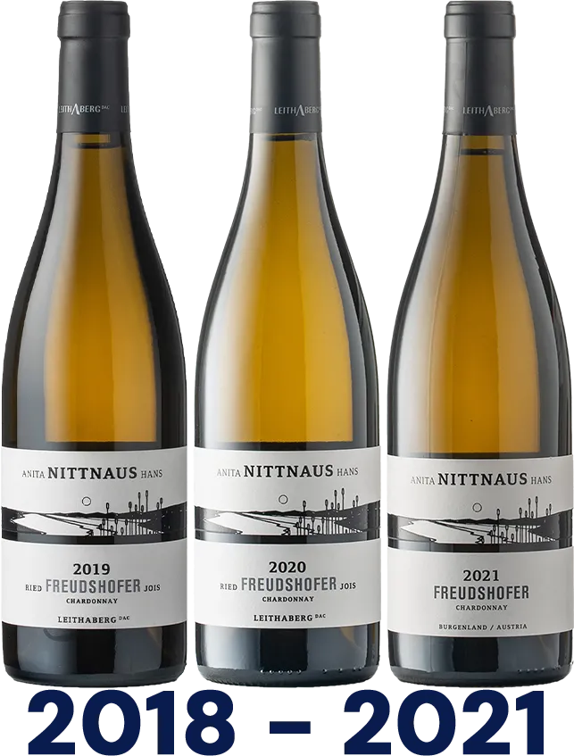 Vertikale: Chardonnay Ried Freudshofer