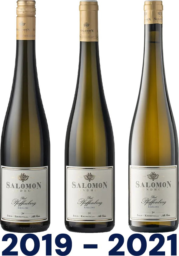 Vertikale: Riesling Ried Pfaffenberg 1.ÖTW