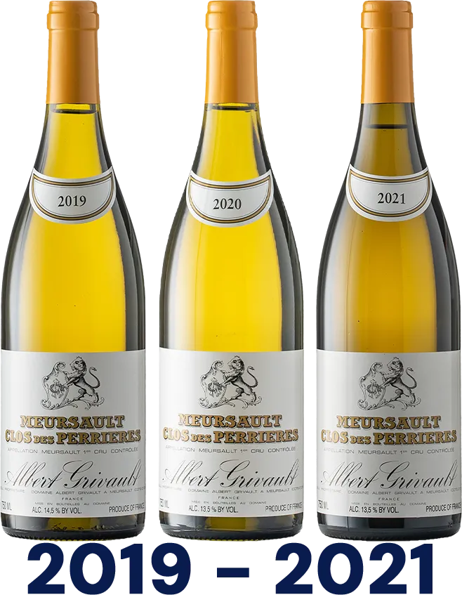 Meursault Vertikale: Clos des Perrières "Monopole" 1er Cru