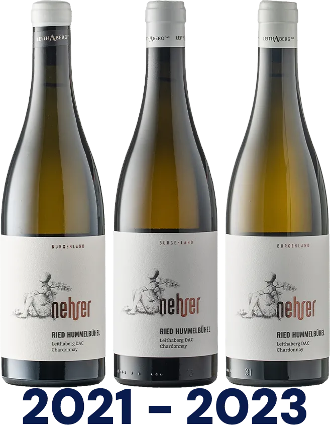Vertikale: Chardonnay Ried Hummelbühel