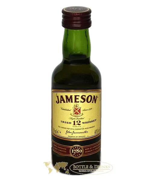 Jameson 12 Jahre 1780 Irish Whiskey 5 cl Miniatur