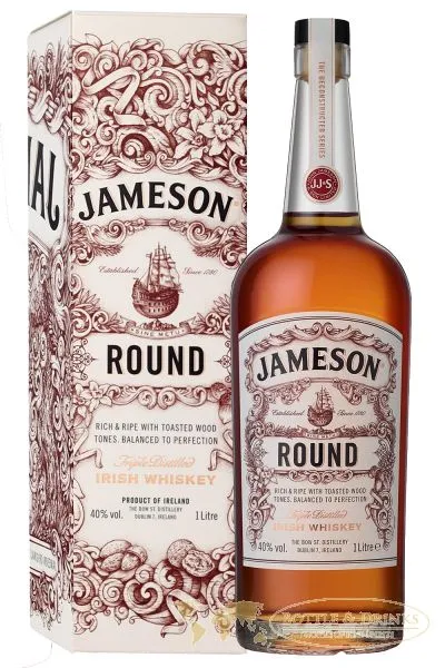 Jameson - ROUND in GP - Irish Whiskey 1,0 Liter