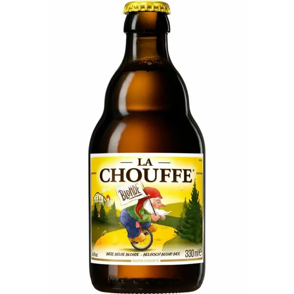 La Chouffe Blonde 0,33l- ungefiltertes blondes Bier aus Belgien mit 8%Vol.
