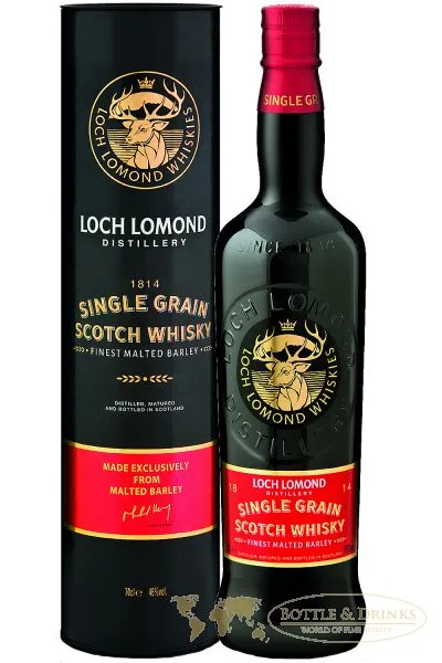 Loch Lomond SINGLE GRAIN Unpeated (rote Banderolle) Whisky 46% 0,7 Liter