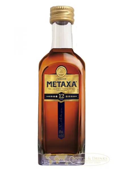 Metaxa 12* Sterne 12 Jahre alt 0,05 Liter Miniatur