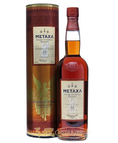 Metaxa 12* Sterne Grand Olympian Reserve in Tube 0,7 Liter