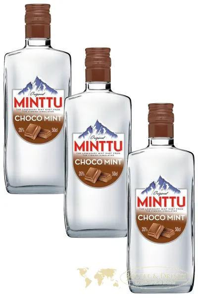 Minttu Schokolade Mint - 35 % 3 x 0,5 Liter