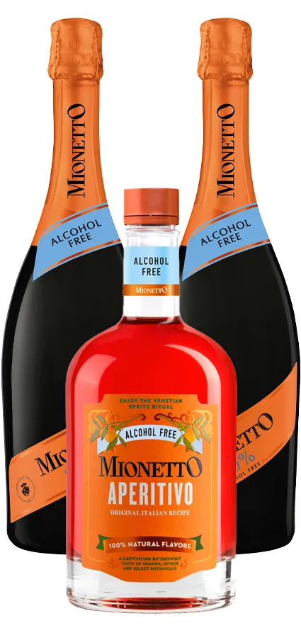 Mionetto Prosecco & Aperitivo 3er Paket alkoholfrei