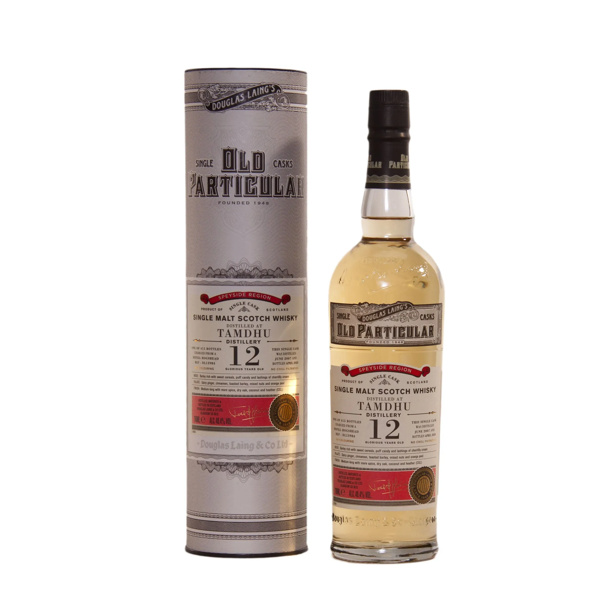 Tamdhu 12 Jahre OLD PARTICULAR 2007 #DL13984