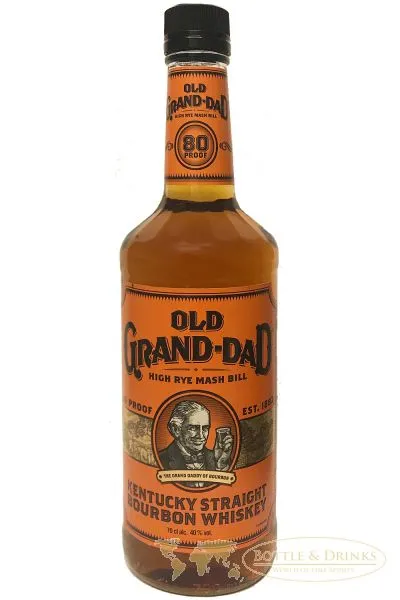 Old Grand Dad Straight Bourbon Whiskey 80 Proof 1,0 Liter