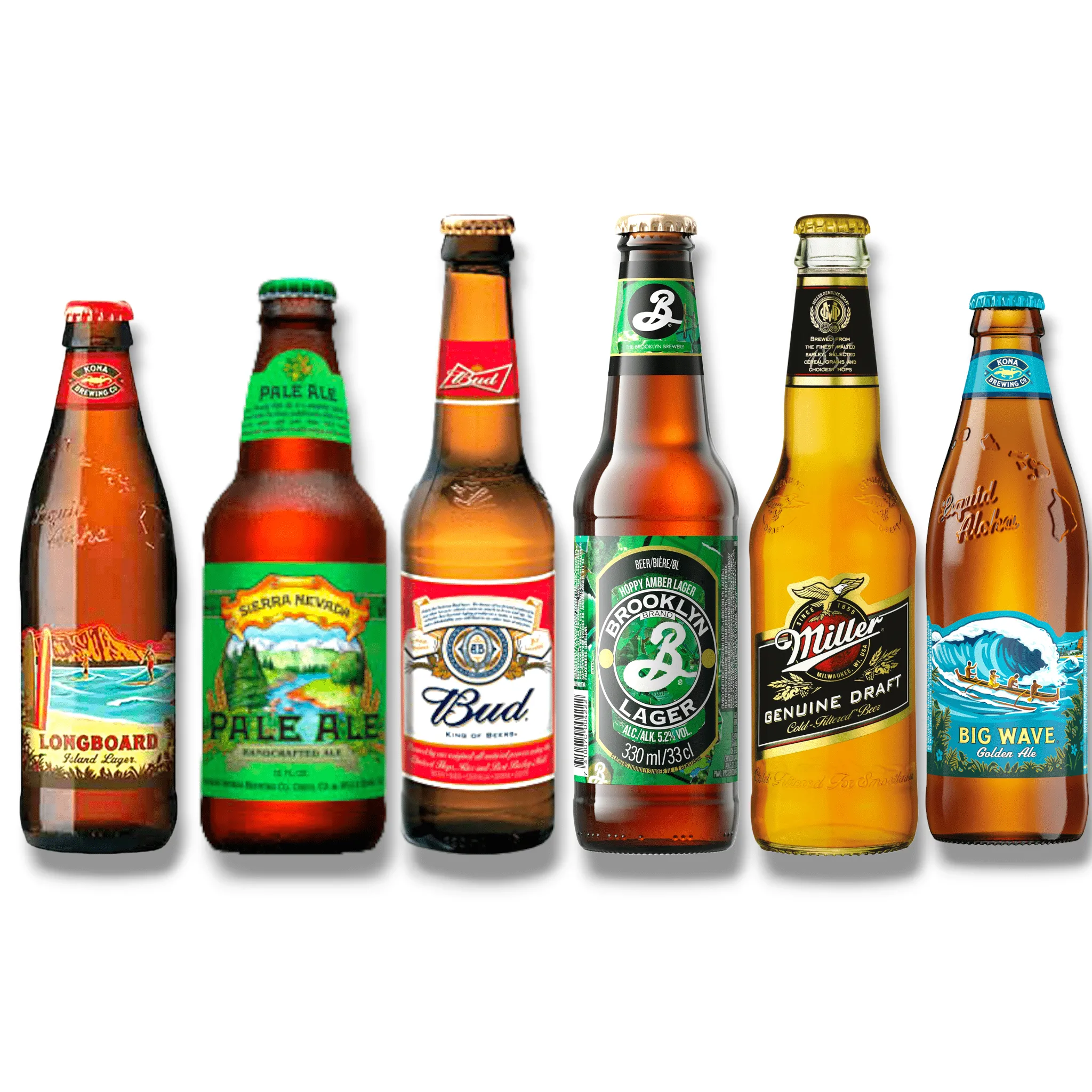 Amerika Paket - Kona- Sierra Nevada- Bud- Brooklyn & Miller