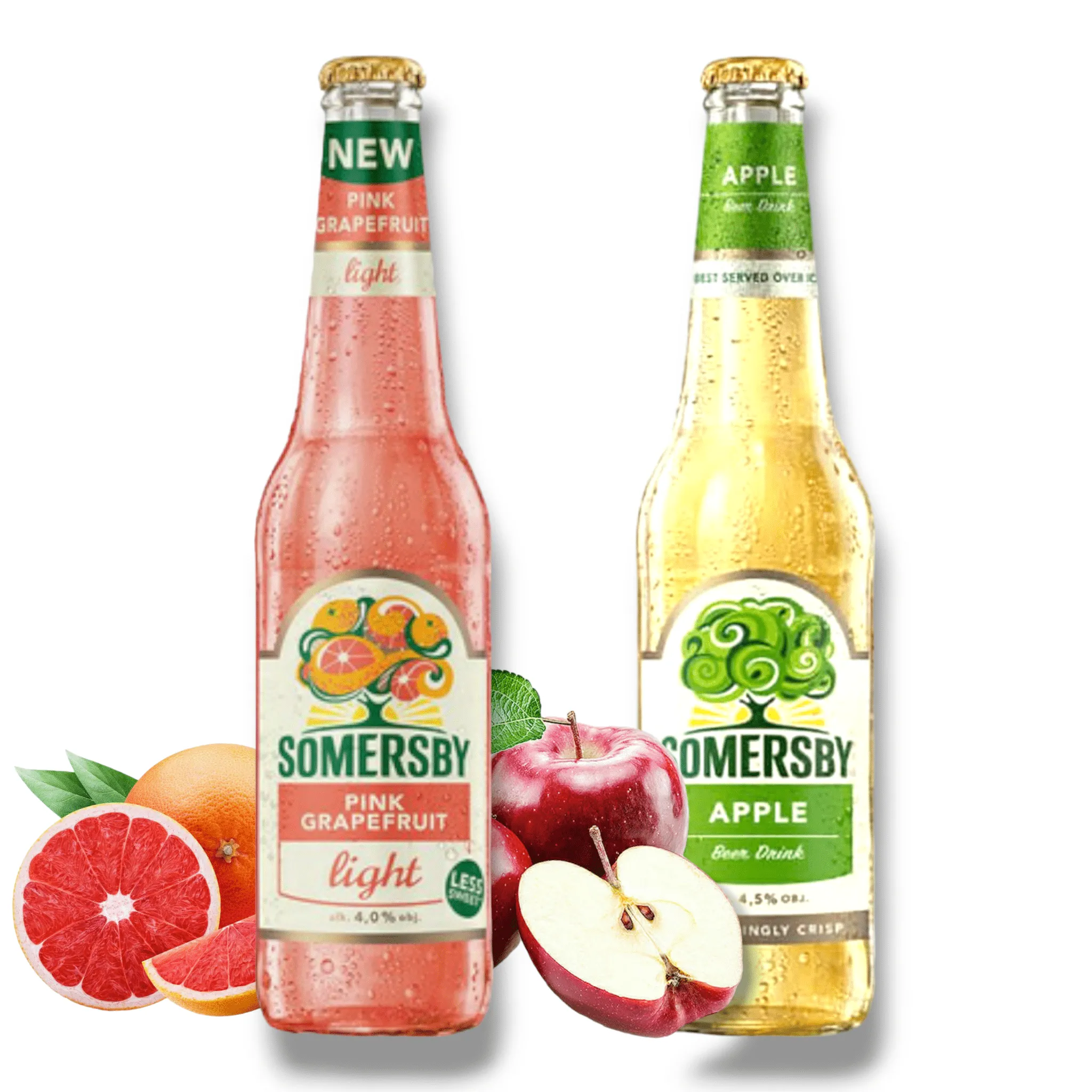 Neu! Somersby Pink Grapefruit light 0,4l & Somersby Apple 0,4l