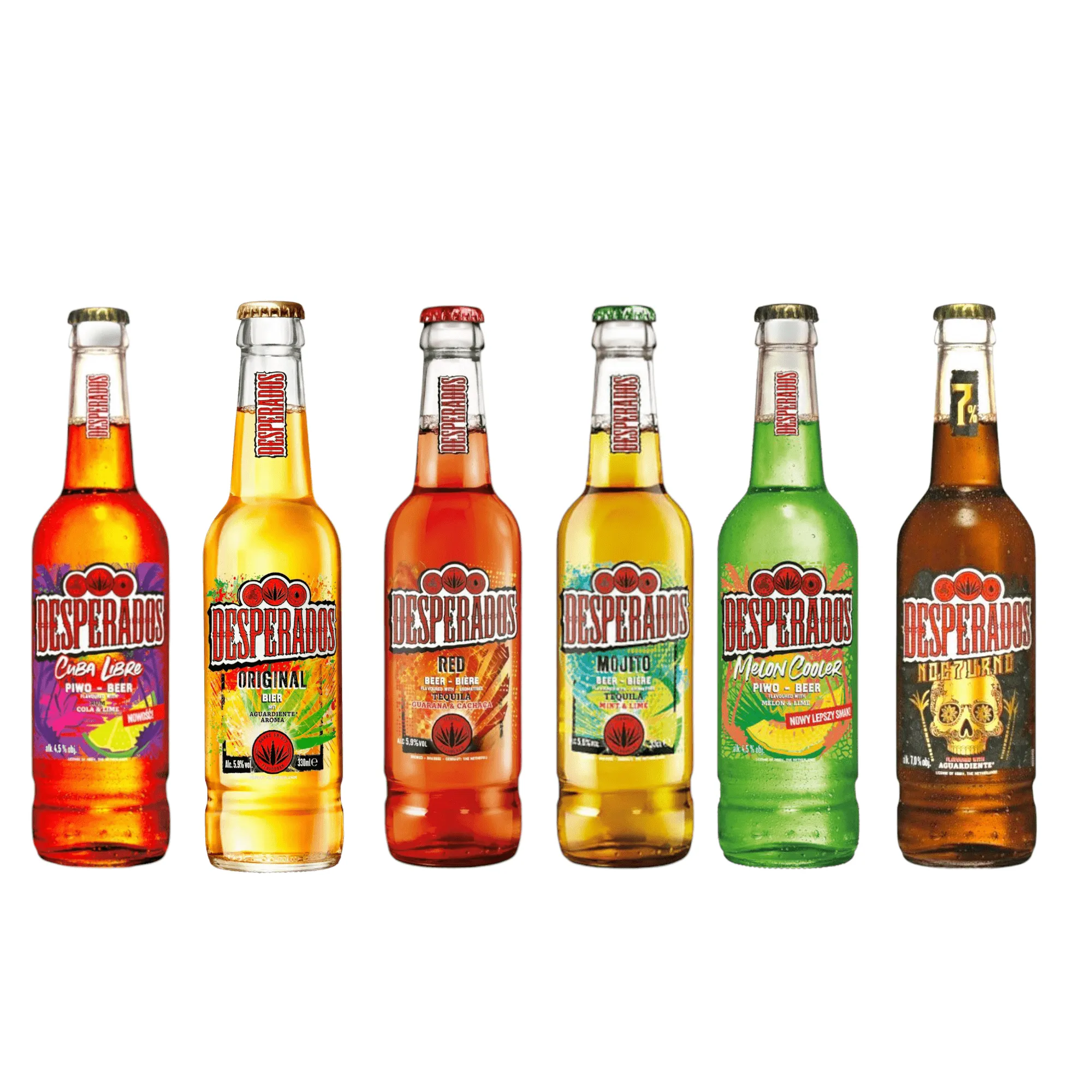 Desperados Mixpaket 0,4l – Probierpaket mit 6 Sorten Biermischgetränk