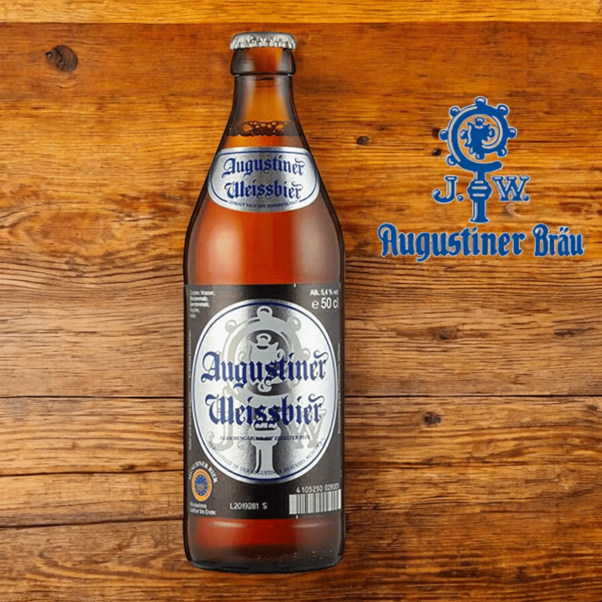 Augustiner Weissbier Hell 0,5l – Das erfrischende Hefeweizen aus München