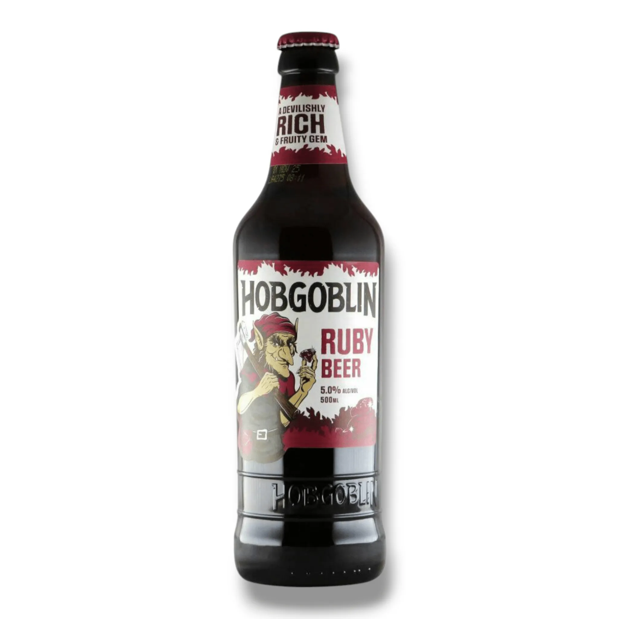 Wychwood Hobgoblin Ruby Beer 0,5l- Das legendäre Bier der Wychwood Brauerei mit 5,0% Vol.