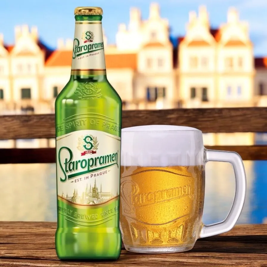 Staropramen Pilsner mit 5% Vol.