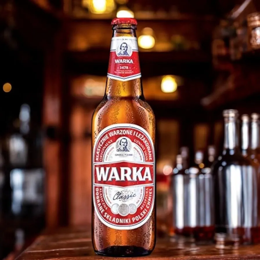 Warka Pils - Das Pils in der Dose und Flasche mit 5,2% Vol. aus Polen