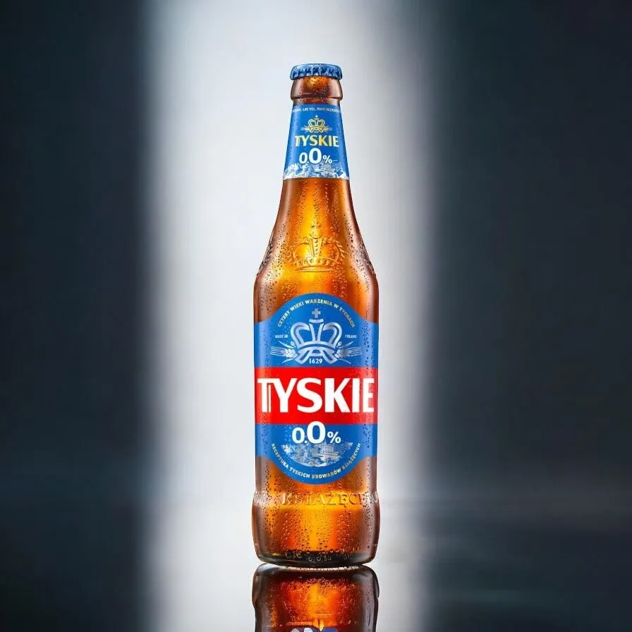 Tyskie 0,0% Vol.- Das alkoholfreie Bier aus Polen 0,5l