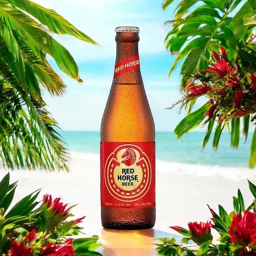 Red Horse Bier 0,33l - Starkbier aus den Philippinen mit 8% Vol.