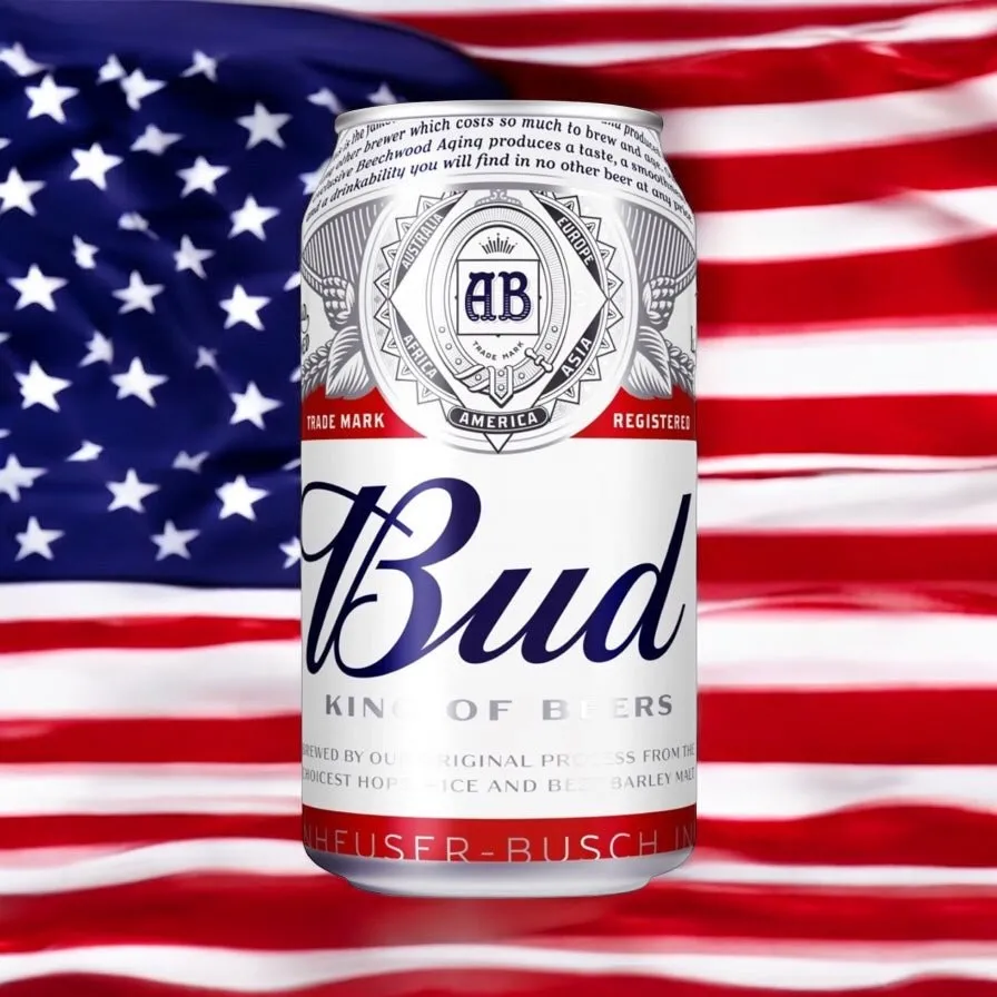 Bud Beer Dose USA 0,33l- The King of Beer mit 5% Vol.
