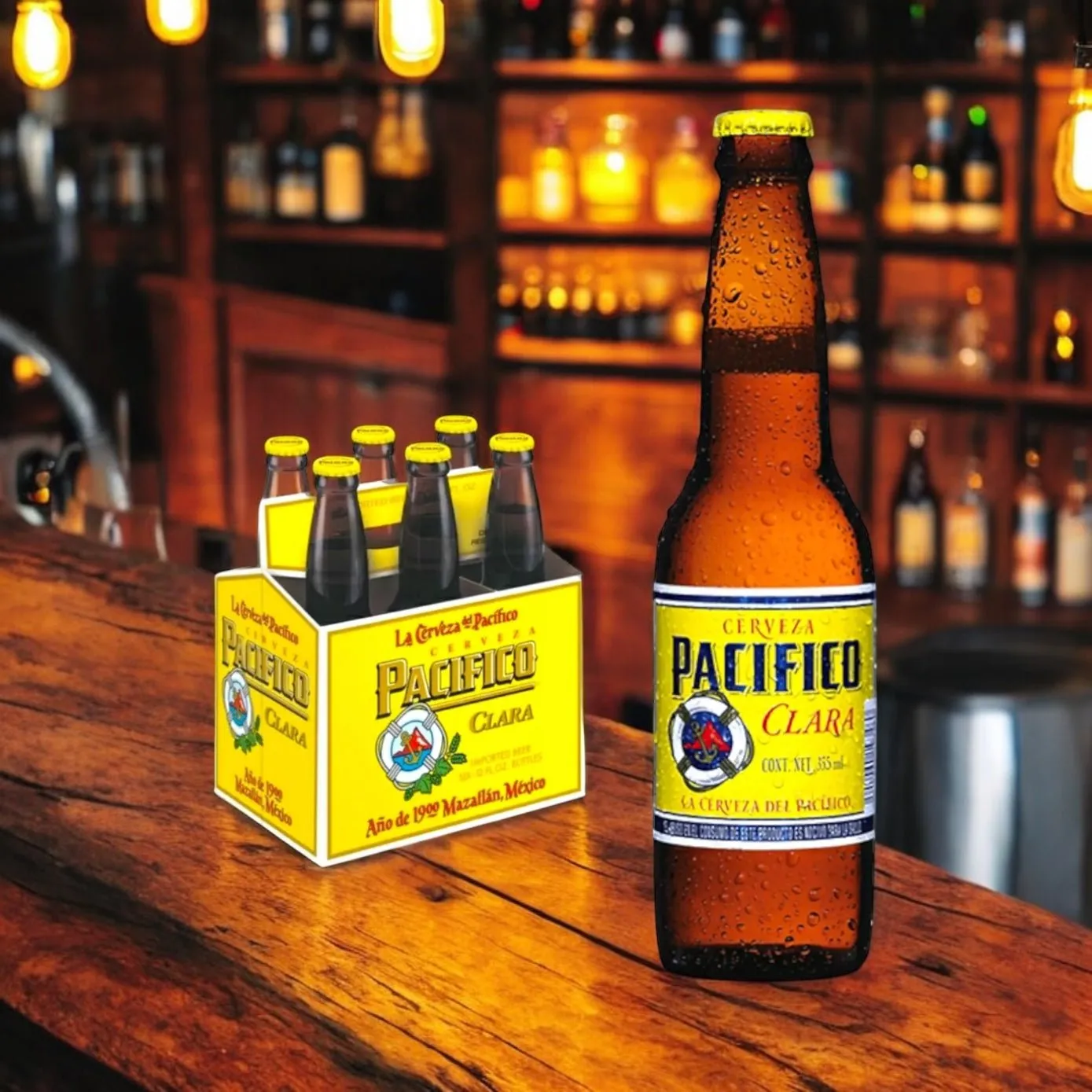Pacifico Clara 355ml - helles Bier aus Mexiko mit 4,5% Vol.