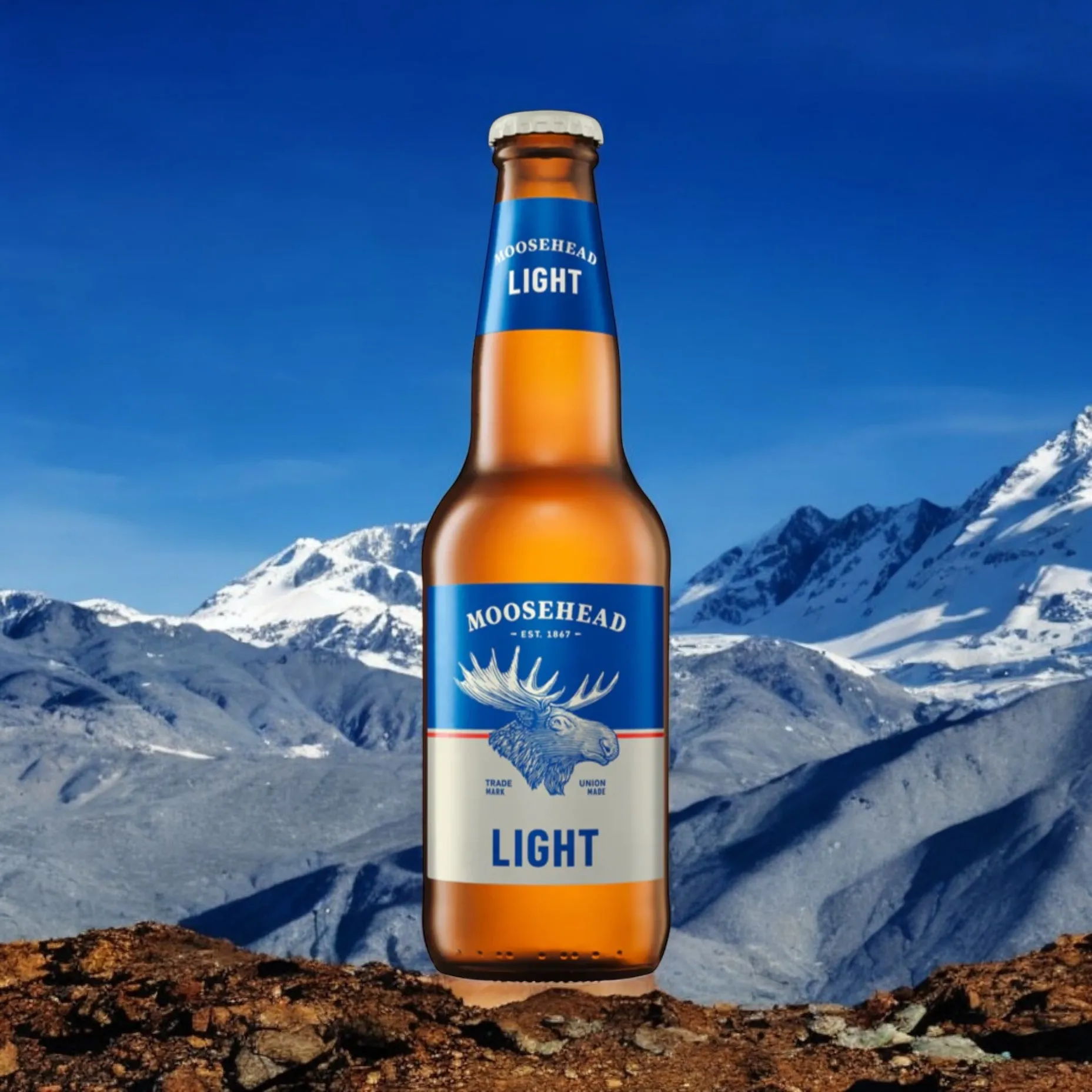 Moosehead Light Flasche 341ml - Leichtbier aus Kanada mit 4% Vol.