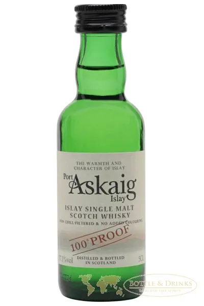 Port Askaig 100 Proof Single Malt Whisky 0,05 Liter Miniatur
