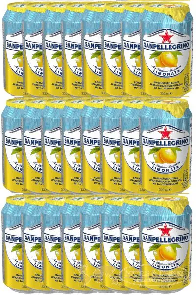 San Pellegrino - Limonata- Aperitif Italien 24 x 0,33 ml Dose inklusive Pfand