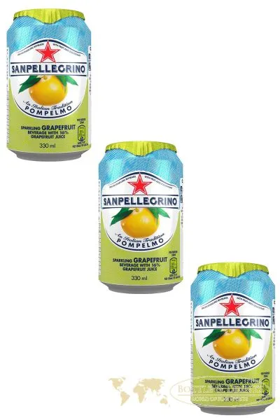 San Pellegrino - Pompelmo - Aperitif Italien 3 x 0,33 ml Dose inklusive Pfand