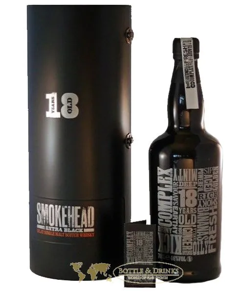 Smokehead Islay 18 Jahre Extra Black Single Malt (Ardbeg) 0,7 Liter