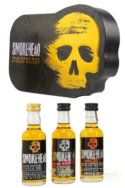 Smokehead Miniaturen Gift Tin 3 x 0,05 Liter