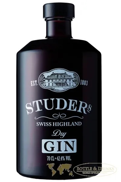 Studer - PREMIUM - Swiss Gin (schwarze Flasche) 0,7 Liter