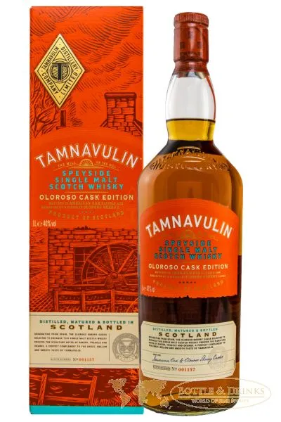 Tamnavulin Speyside Single Malt OLOROSO Whisky 0,7 Liter