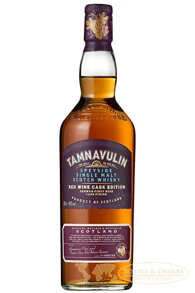 Tamnavulin Speyside Single Malt Whisky RED WINE Cask French Edition 0,7 Liter