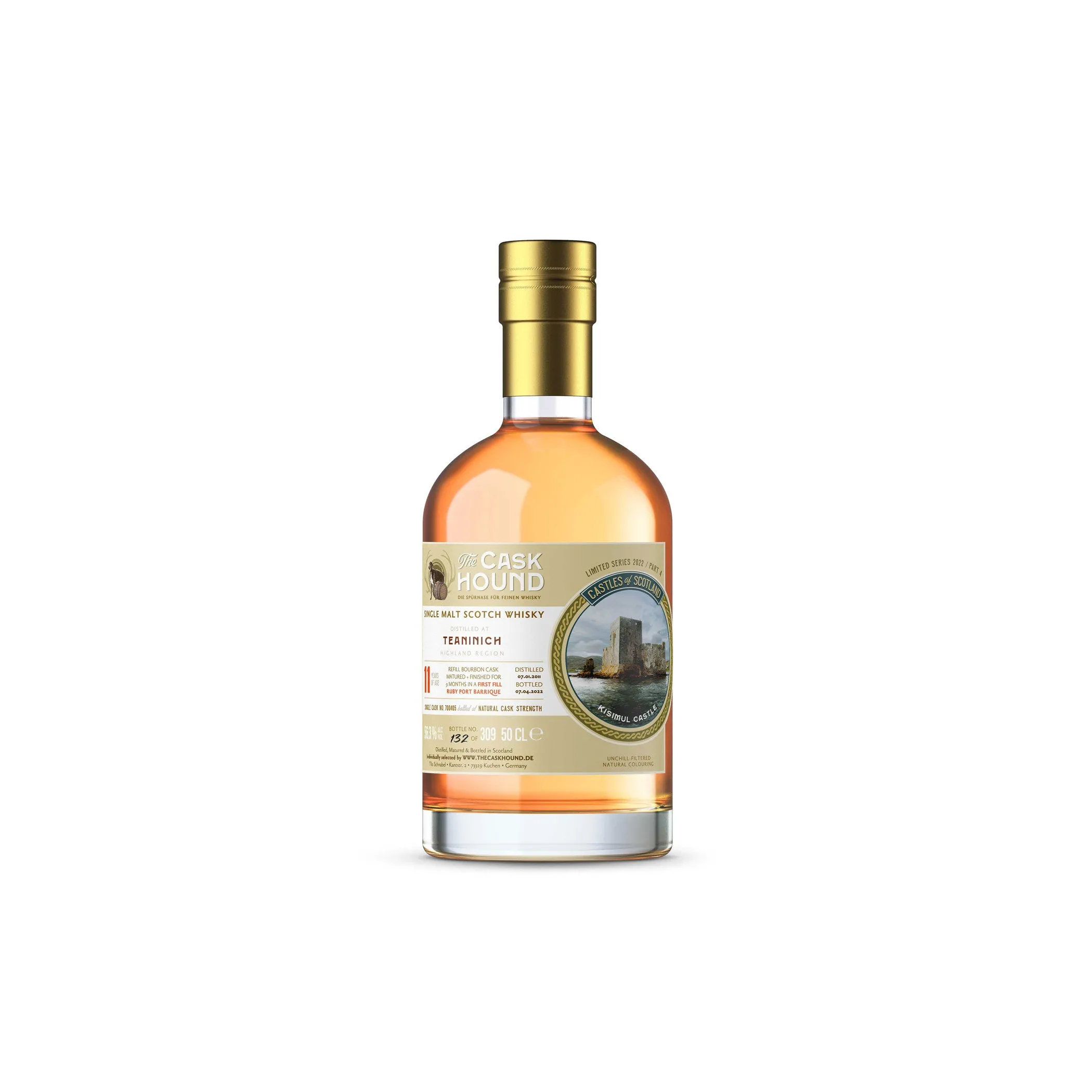Teaninich Highland Single Malt Scotch Whisky, 11 Jahre alt (2011/2022) - The Caskhound
