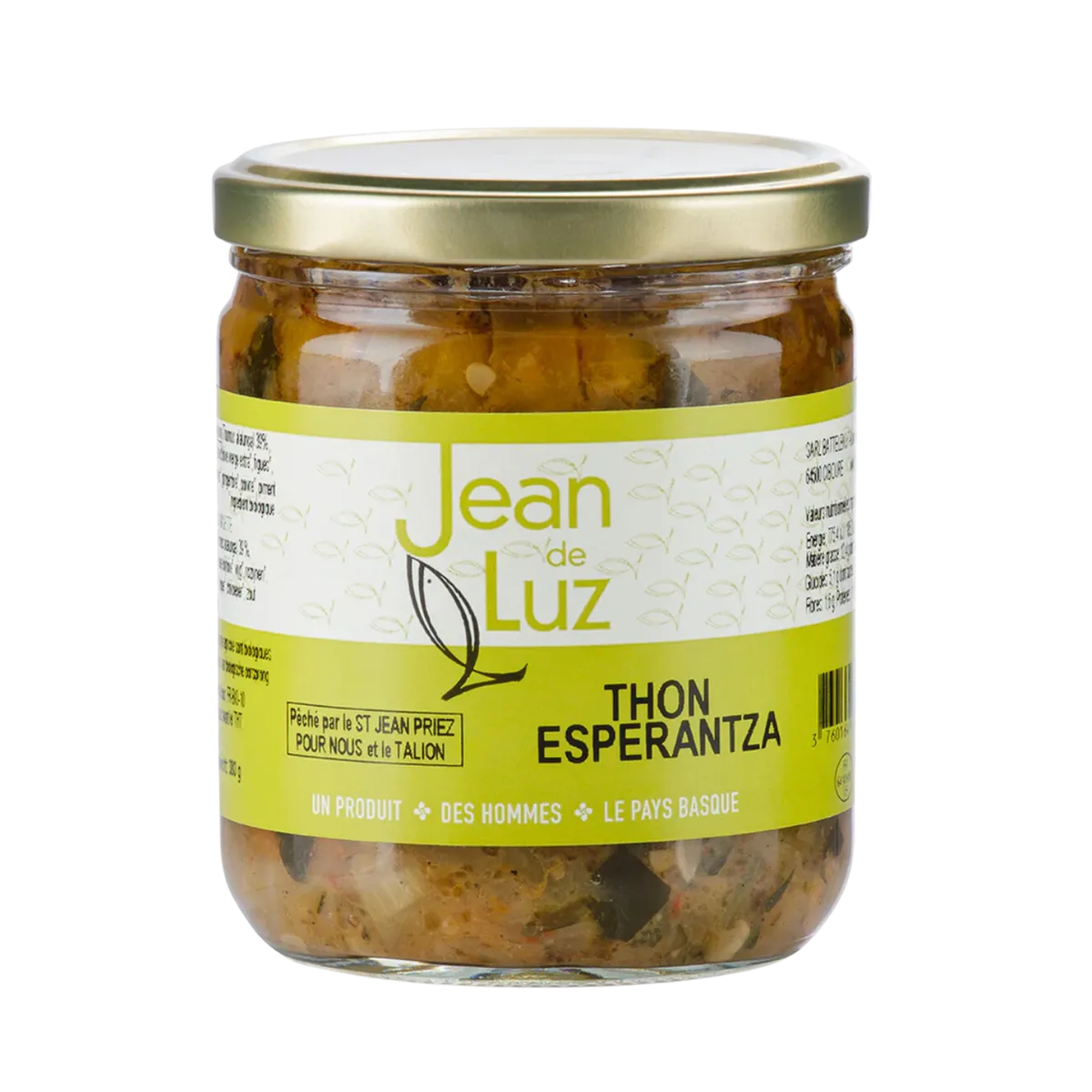 Thunfisch Esperentza (Tajine vom Thunfisch mit Bio-Zucchini) - 380gr