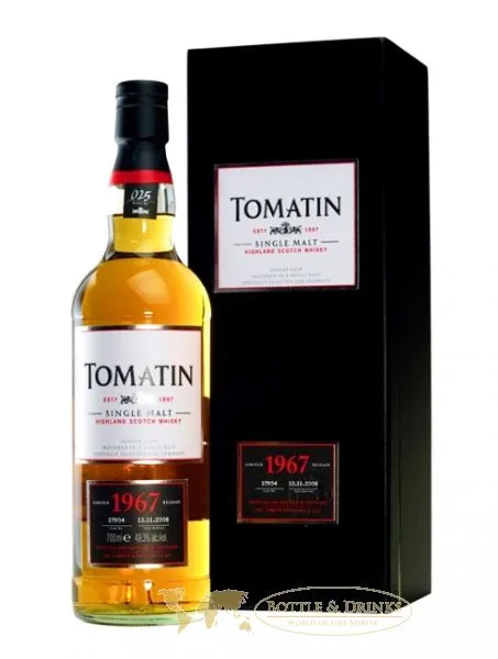 Tomatin 1967 41 Jahre Single Cask 0,7 Liter