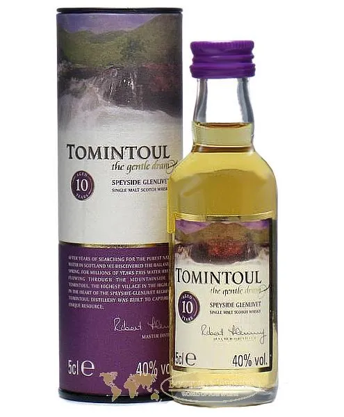 Tomintoul 10 Jahre Single Malt Whisky Miniatur 5 cl