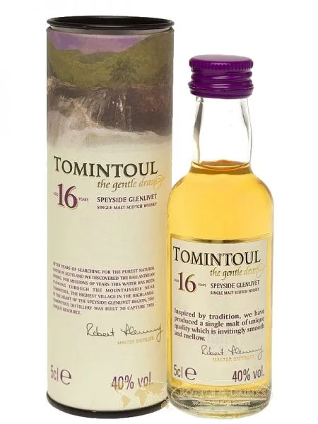 Tomintoul 16 Jahre Single Malt Whisky 5 cl