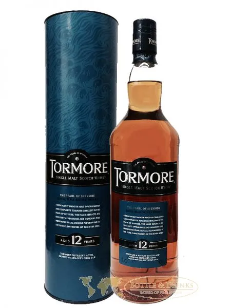 Tormore 12 Jahre Single Malt Whisky 1,0 Liter