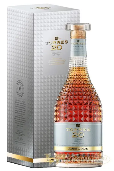 Torres 20 Jahre Brandy Hors D´age spanischer Brandy 0,7 Liter