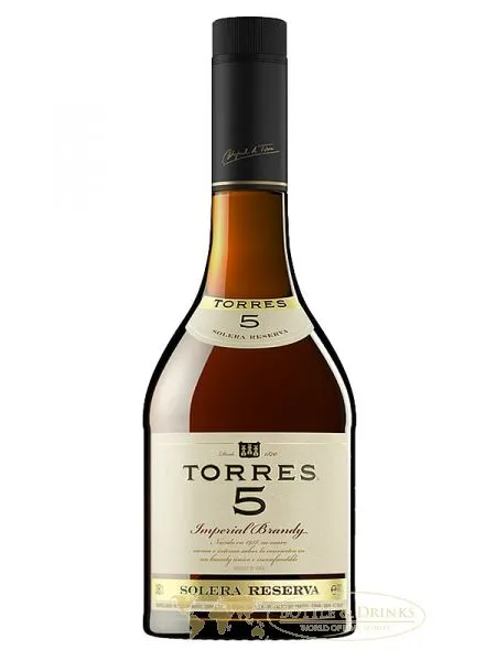 Torres 5 Jahre Brandy Gran Reserva spanischer Brandy 0,7 Liter